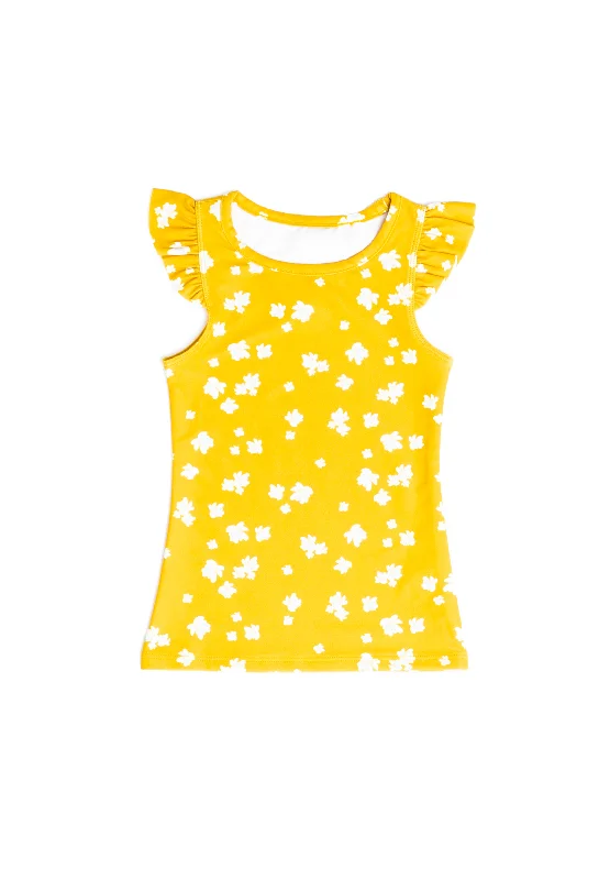 Mini Eve - Girls Ruffle Swim Top - Sun Sprite | Sun Sprite