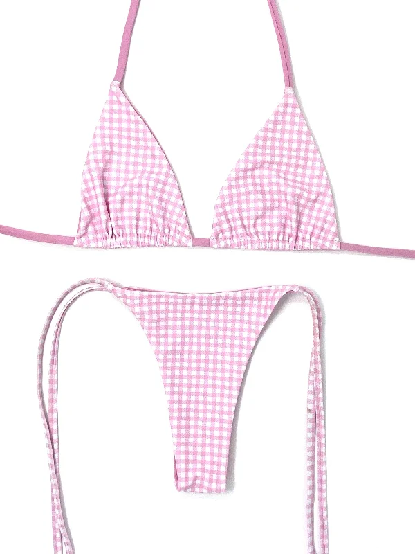 PARKER MINIMAL BOTTOM - PINK GINGHAM