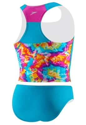 SPEEDO Kaleidoscope Tie Dye Racerback Tankini 2-PC