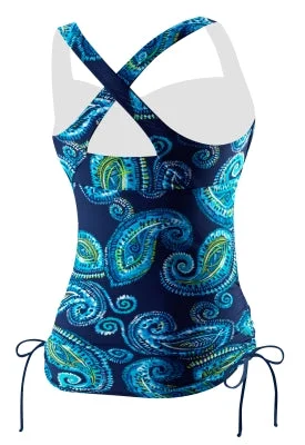 SPEEDO Primitive Paisley Cross Back Tankini (6, 8, 10 Only)