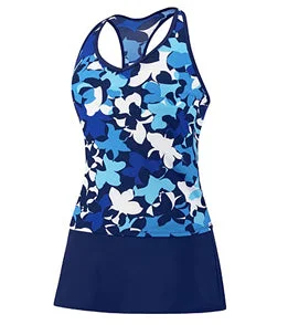 Speedo Silhouette Floral Racerback Tankini Set