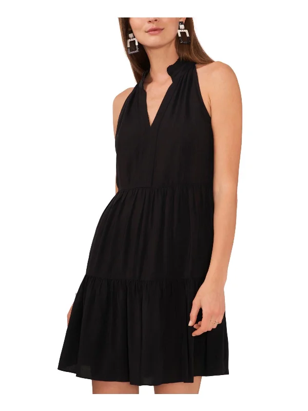 Womens Ruffled Dress Cover-Up