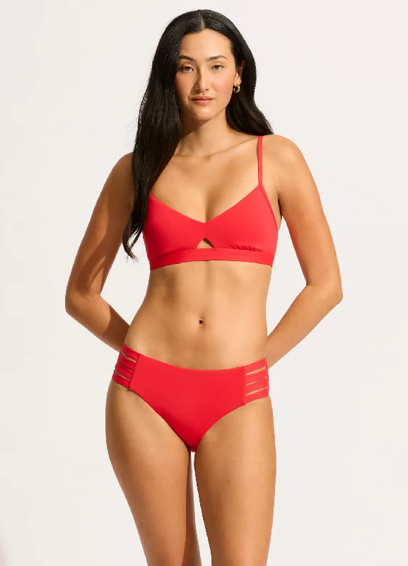 Seafolly Collective Hybrid Bralette - Chilli Red