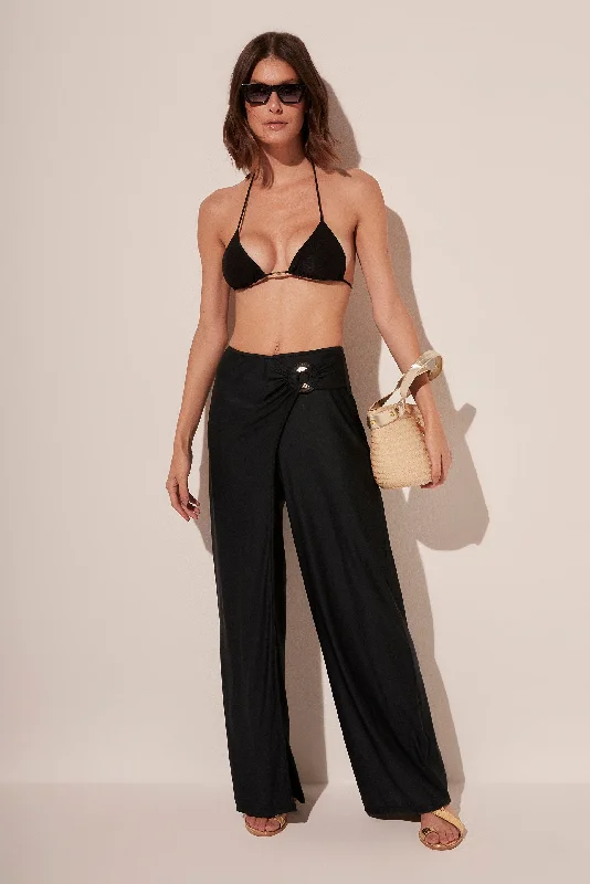 Tourmaline Pareo Palazzo Pants With Hoops E4276A1745